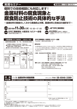 161130金属材料の腐食現象
