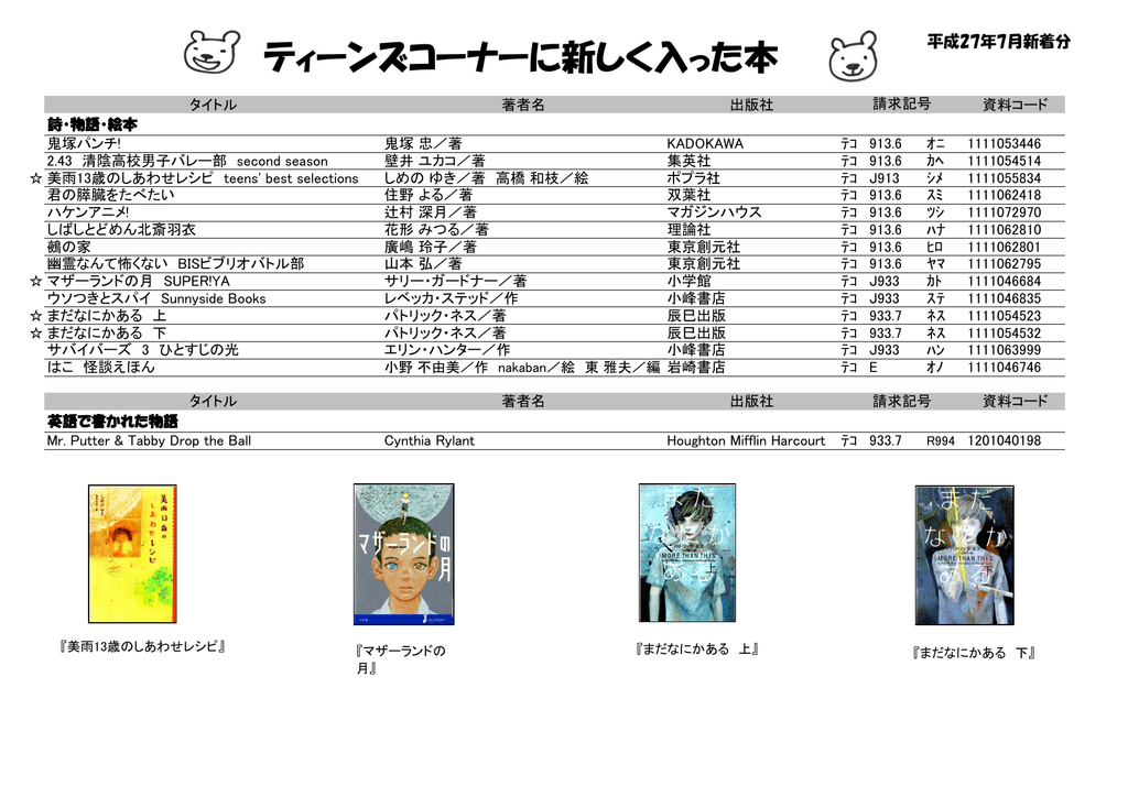 7月 愛知県図書館