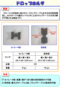 ドロップホルダ - シーキューブ