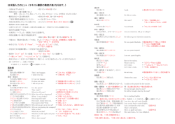 日本語入力のヒント （テキスト翻訳の精度が高くなります。）