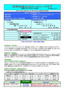 10日 第987回例会 第973号