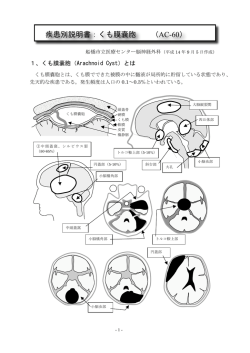 くも膜嚢胞 - 船橋市立医療センター