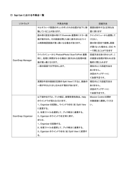 El Capitanにおける不具合一覧