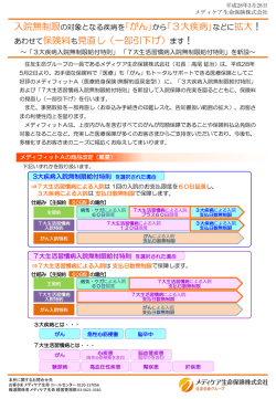 あわせて保険料も見直し（一部引下げ）ます！