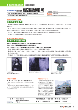 株式会社 福原精機製作所