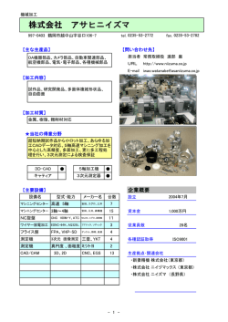 会員企業各社の概要