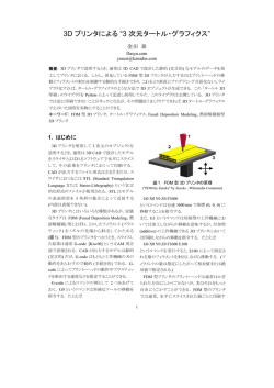 3D プリンタによる &ldquo;3 次元タートル・グラフィクス&rdquo;