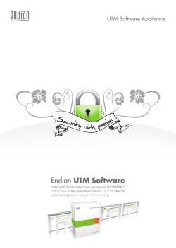 Endian UTM Software Appliance 製品カタログ