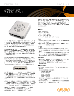 ARUBA AP-93H アクセス・ポイント