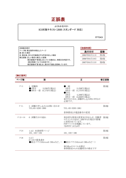 正誤表 - Fujitsu