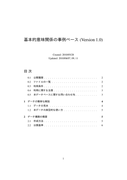 本資源の説明書