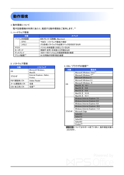 動作環境