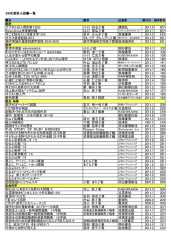 26年度受入図書一覧 デジタルは人間を奪うのか 小川 和也∥著 講談社