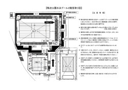 【鴨池公園水泳プール2階見取り図】
