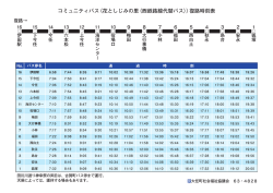 大任町コミュニティバス時刻表