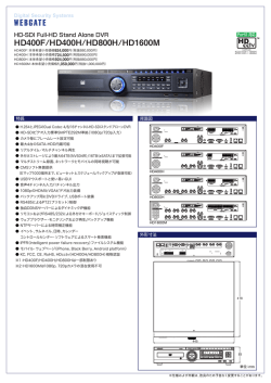 HD400F/HD400H/HD800H/HD1600M