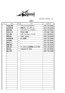 2016年11月05日（土）