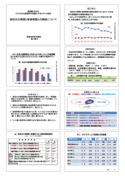 高校生の喫煙と家族喫煙との関係について と家族喫煙との関係について