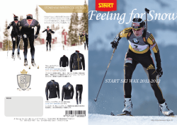 START SKI WAX 2012-2013 - Lapin ノルディック フィットネス クラブ