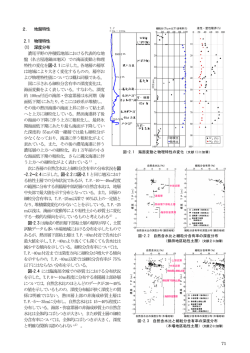 71 2． 地盤特性 2.1 物理特性 (1) 深度分布 濃尾平野の沖積低地部