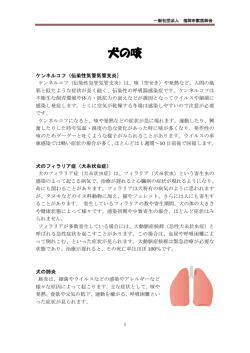 犬の咳について