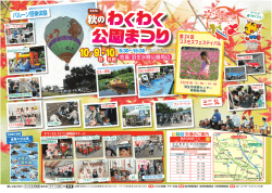 秋のわくわく 公園まつり