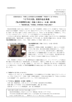 2012/02/18 TVF2012 ビデオ大賞を決定
