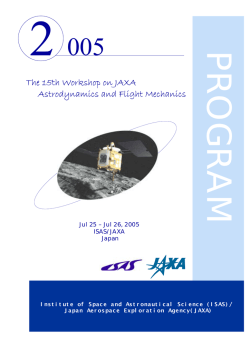 The 15th Workshop on JAXA Astrodynamics and Flight