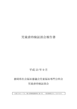 平成23年09月 静岡県検証報告書 (PDF:308KB)