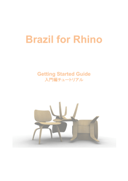 Brazil for Rhino 入門編チュートリアル