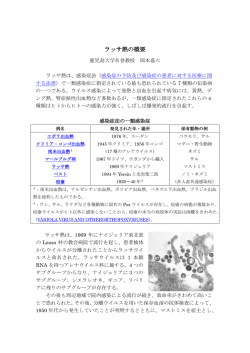 ラッサ熱の概要