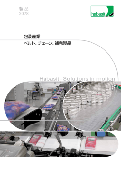 Habasit&ndash;Solutions in motion