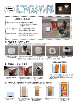 缶をセットします
