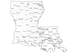 Acadia Cameron Calcasieu Beauregard Vermilion Lafayette St