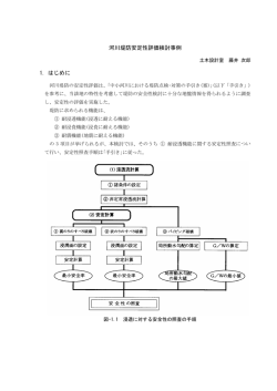 河川堤防安定性評価検討事例