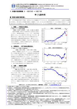 来週の投資環境 - しんきんアセットマネジメント投信