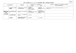（仮称）大和町南部コミュニティセンターの基本的機能（素案）と住民意見