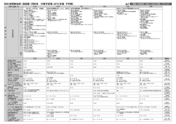 BOB会関東支部・倶楽部・同好会 行事予定表（2015年度