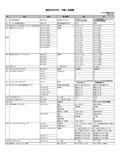 総合カタログ9 （3版） 正誤表