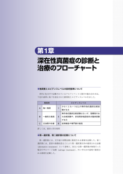 深在性真菌症の診断と 治療のフローチャート