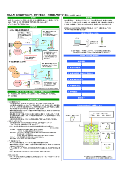 FOMA N-02B設定マニュアル ひかり電話ルータ（無線LANタイプ）版