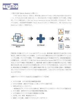 続きを読む TTM モデリングツールについて