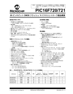 PIC16F720/721