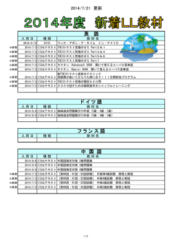 英 語 中 国 語 フ ラ ン ス 語 ド イ ツ 語