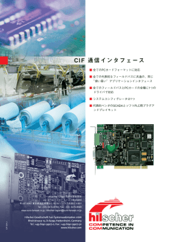 Hilscher CIF通信インターフェース