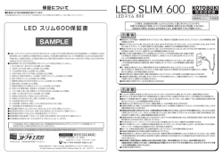 LED スリム 600