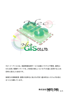 Neo-GIS 固定資産 自治体資産税課向けパンフレット