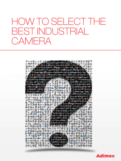 How to Select tHe BeSt InduStrIal camera