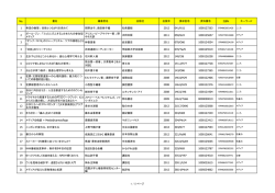 No. 書名 編著者名 出版社 出版年 請求記号 資料番号 ISBN キーワード