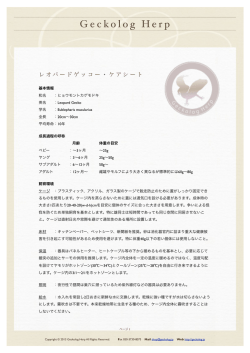 PDF - Geckolog Herp